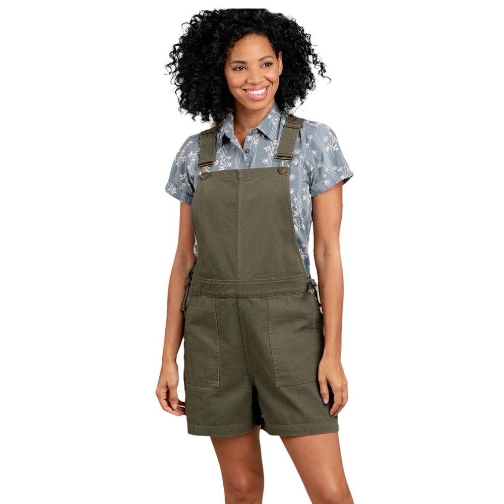 Women's XL TOAD&CO GREEN milers short Overalls - Picture 7 of 12